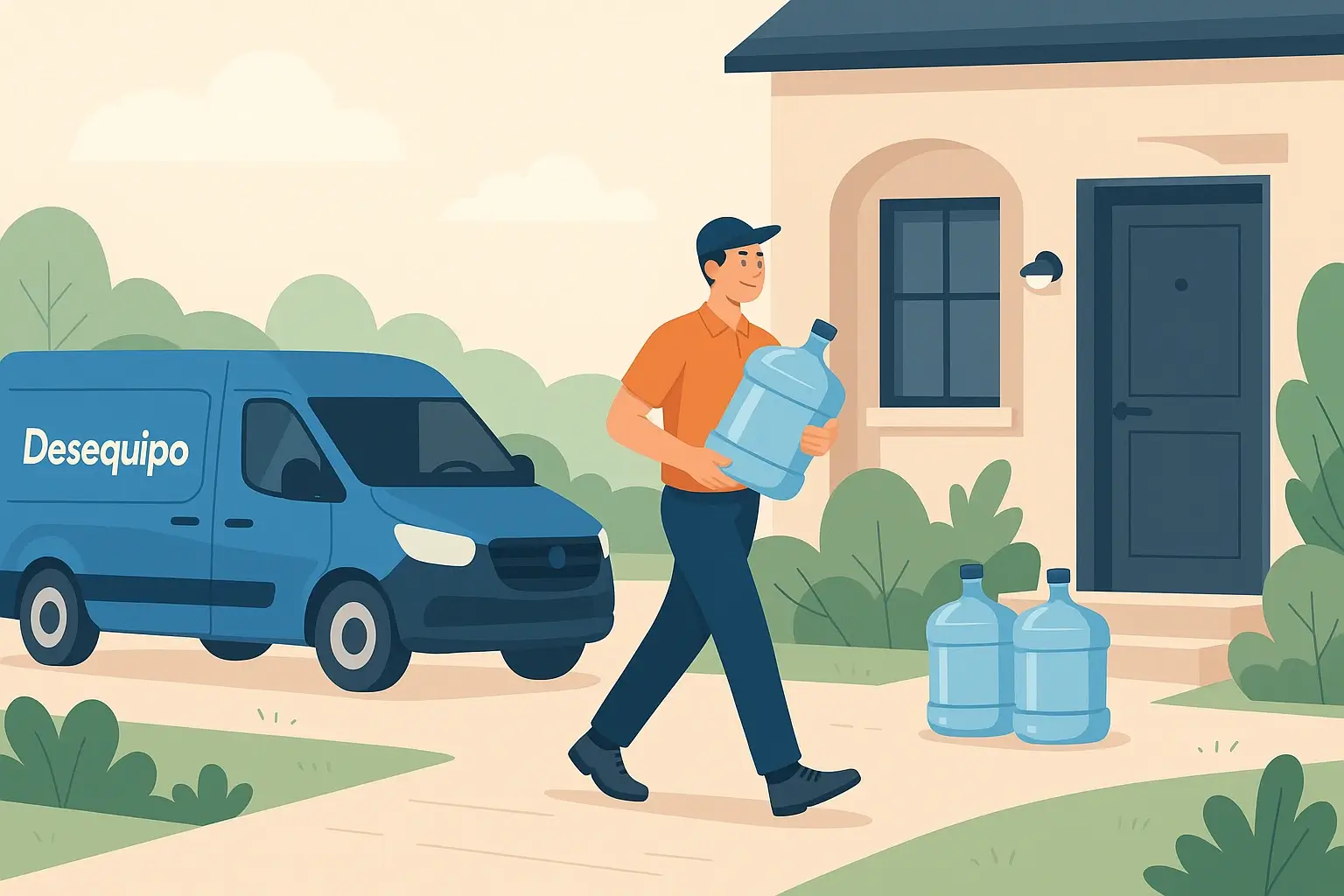 Desequipo delivery truck